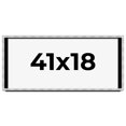 thumbnail image 1 of 41x18 Frame Brushed Silver Solid Wood Picture Frame | 0.75 Inch Moulding Width | Rabbet Depth 0.75, 1 of 5
