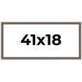 thumbnail image 1 of 41x18 Frame Silver Real Wood Picture Frame Width 1.25 Inches | Interior Frame Depth 0.5 Inches |, 1 of 8