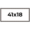 thumbnail image 1 of 41x18 Frame Silver Real Wood Picture Frame Width 1.25 Inches | Interior Frame Depth 0.75 Inches |, 1 of 8