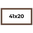 thumbnail image 1 of 41x20 Copper and Brown Real Wood Picture Frame Width 2 inches | Interior Frame Depth 0.5 inches |, 1 of 8