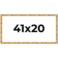 thumbnail image 1 of 41x20 Frame Gold Bamboo Solid Wood Picture Frame | 1 Inch Moulding Width | Interior Frame Depth, 1 of 8