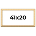 thumbnail image 1 of 41x20 Frame Gold Plein Aire Solid Wood Picture Frame Width 2 Inches | Interior Frame Depth 0.5, 1 of 8