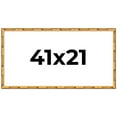 thumbnail image 1 of 41x21 Gold Bamboo Wood Picture Frame - With Acrylic Front and Foam Board Backing, 1 of 8