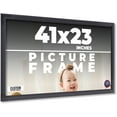thumbnail image 1 of 41x23 Frame Black Passaggi Solid Wood Picture Frame Width 1.5 Inches | Interior Depth 0.5 Inches |, 1 of 8