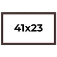 thumbnail image 1 of 41x23 Frame Brown Round Mahogany Solid Wood Picture Frame | 1.625 Inch Moulding Width | with UV, 1 of 8