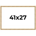 thumbnail image 1 of 41x27 Frame Beige Real Wood Picture Frame Width 1.25 inches | Interior Frame Depth 0.5 inches |, 1 of 8