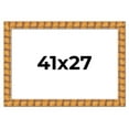 thumbnail image 1 of 41x27 Frame Beige Real Wood Picture Frame Width 3 inches | Interior Frame Depth 0.5 inches |, 1 of 8