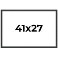 thumbnail image 1 of 41x27 Frame Black Real Wood Picture Frame Width 1.25 inches | Interior Frame Depth 0.5 inches |, 1 of 8