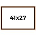 thumbnail image 1 of 41x27 Frame Gold Brown Plein Air Vintage Solid Wood Picture Frame | 1.75 Inches Moulding Width |, 1 of 8