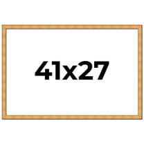 41x27 Frame Gold Rustic Solid Wood Picture Frame | 1.25 Inch Wide Moulding | Rustique Gold
