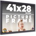 thumbnail image 1 of 41x28 Frame Black Passaggi Solid Wood Picture Frame Width 1.5 Inches | Interior Depth 0.5 Inches |, 1 of 8