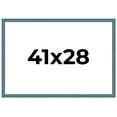 thumbnail image 1 of 41x28 Frame Blue Rustic Barnwood Solid Wood Picture Frame Width 1.25 Inches | Interior Depth 0.5, 1 of 8