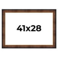 thumbnail image 1 of 41x28 Frame Brown Walnut Gold Ornate Trim Solid Wood Plein Air Picture Frame | 3 Inch Moulding, 1 of 8