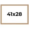 thumbnail image 1 of 41x28 Frame Charleston Honey Brown Solid Wood Picture Frame Width 1.75 Inches | Interior Depth 0.5, 1 of 8