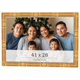 thumbnail image 1 of 41x28 Frame Gold Bamboo Solid Wood Picture Frame | 1 Inch Moulding Width | Interior Frame Depth, 1 of 8
