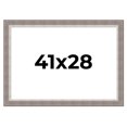 thumbnail image 1 of 41x28 Frame Grey Real Wood Picture Frame Width 2.75 Inches | Interior Frame Depth 0.5 Inches |, 1 of 8