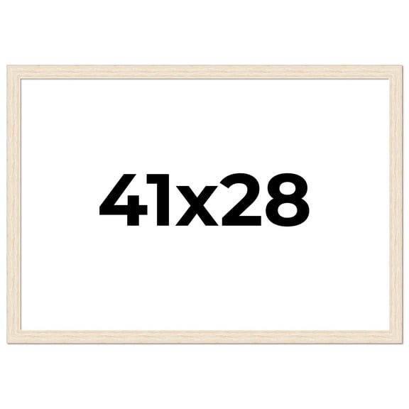 41x28 Frame White Barnwood Picture Frame Includes UV Acrylic Plexiglass, Acid Free Foam Backing