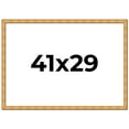 thumbnail image 1 of 41x29 Frame Gold Rustic Solid Wood Picture Frame | 1.25 Inch Wide Moulding | Rustique Gold, 1 of 8