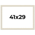 thumbnail image 1 of 41x29 Frame White Real Wood Picture Frame Width 1.75 inches | Interior Frame Depth 0.5 inches |, 1 of 8