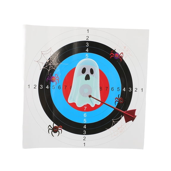 41x41cm Halloween Ghost Shooting Target Paper, Coated Paper, 10 Sheets per Pack, Durable Training and Fun Targets
