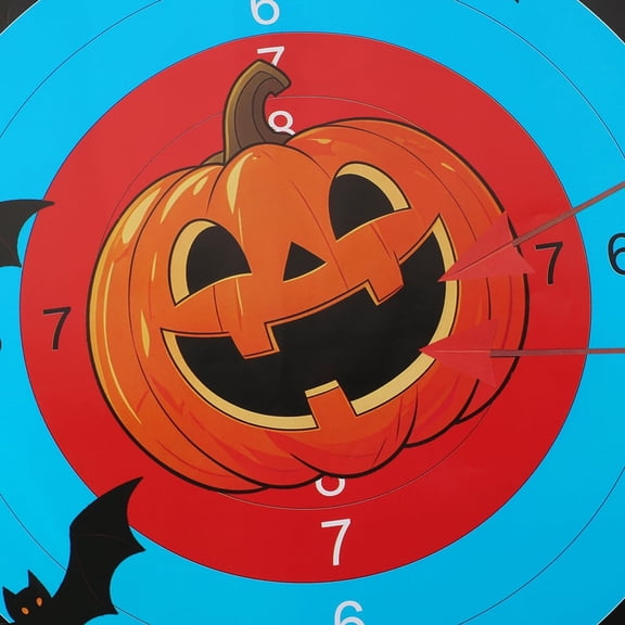 41x41cm Halloween Pumpkin Shooting Target Paper, Coated Paper, 10 Sheets per Pack, Durable Training and Fun Targets
