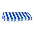 thumbnail image 1 of 42 1/4" Blue & White Striped Awning, 1 of 3