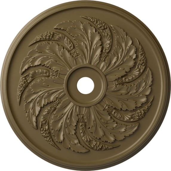 42 1/8"OD x 1 7/8"P Sellek Ceiling Medallion (Fits Canopies up to 9"), Hand-Painted Mississippi Mud