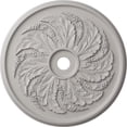 thumbnail image 1 of 42 1/8"OD x 1 7/8"P Sellek Ceiling Medallion (Fits Canopies up to 9"), Hand-Painted Ultra Pure White, 1 of 7