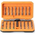 thumbnail image 1 of 42 in 1 Ratchet Screwdriver Set, Magnetic Screwdriver Set, DIY Multi Bit Magnetic Drive Set with Detachable Ratchet Handle, Portable Compact Repair Tool Kit for Furniture Computer Bicycle, Orange, 1 of 7