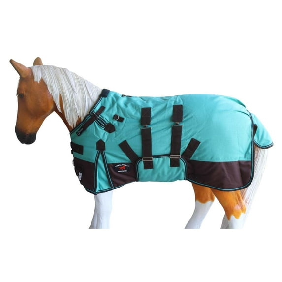 42" 1000D Miniature Weanling Donkey Pony Horse Foal Winter Blanket Teal 51937B