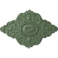 thumbnail image 1 of 42 3/4"W x 28 7/8"H x 1"P Ashford Ceiling Medallion, Hand-Painted Athenian Green, 1 of 5