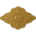 thumbnail image 1 of 42 3/4"W x 28 7/8"H x 1"P Ashford Ceiling Medallion, Hand-Painted Iridescent Gold, 1 of 5