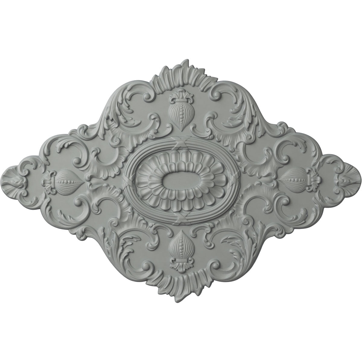 Ashford Primed Ornate Urethane Ceiling Medallion