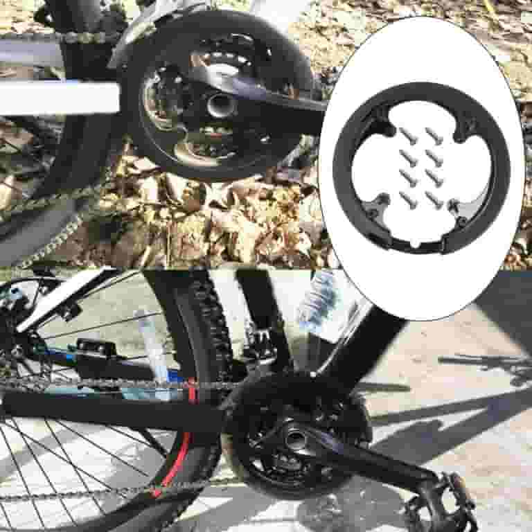 42~44T Bike Chain Guard with Screws Steady Cycling Chain Cover