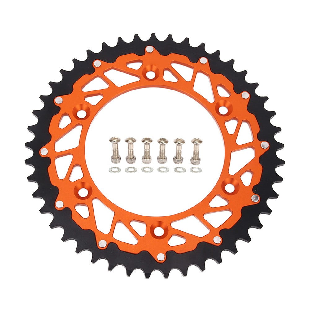 Pignone In Acciaio E Lega Di Alluminio 52T Per KTM EXC/MXC/SX (e Altri Modelli Dirt Bike)
