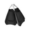 42-45 size Short Silicone Swim Fins for Enhanced Leg Strength and Professional Training Efficiency Flexible Silicone Snorkeling Flippers Freediving Equipment Gear Gray