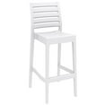 thumbnail image 1 of 42.5" White Solid Refined Patio Bar Stool, 1 of 8