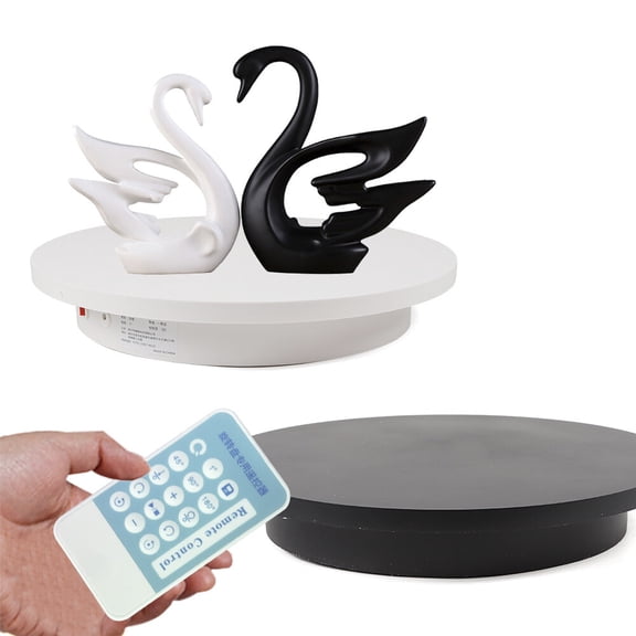 42*6cm 100V-240V 360 Degree Motorized Rotating Display Stand Remote Control Electric Turntable Stand
