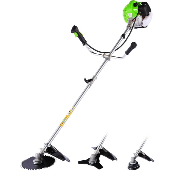 Adnoom Weed Eaters, 4-in-1 String Trimmer Gas Weed Trimmer, Lightweight Weedeater for Lawn Care Gas Weed Eaters/Edger Brushcutter Lawn Edger with 4 Detachable Head