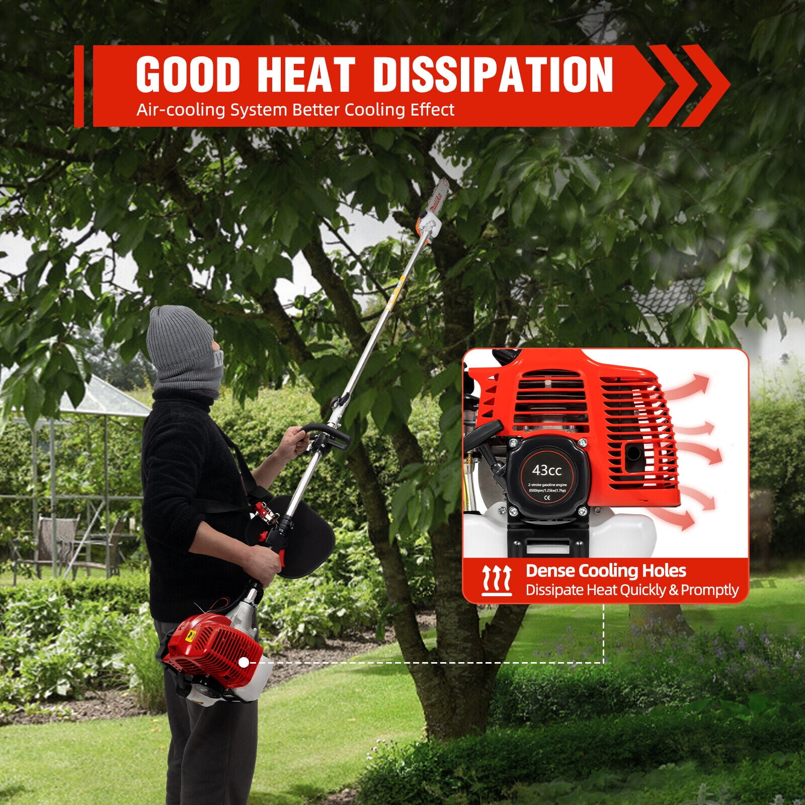 Air powered pole saw deals