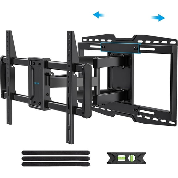 42-97" Full Motion Sliding TV Wall Mount, Fits 16" 18" 24" Wood Studs, Wall Mount TV Bracket with Smooth Swivel, Tilt, Extension, Holds up to 150lbs, Max VESA 600x400mm, Fit Most 75 85 86 TVS