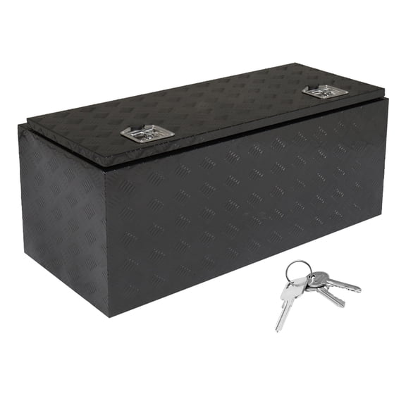 42' -Aluminum Truck Tool Box Trailer RV Tools Storage Under Bed w/Lock