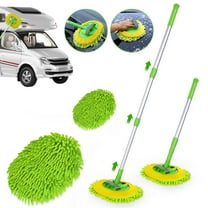 Hvxrjkn Car Wash Brush Kit 360 Rotating Car Cleaning Brush with Foam Bottle and Long Handle Scratch Free High Pressure Car Scrub Brush for Cleaning