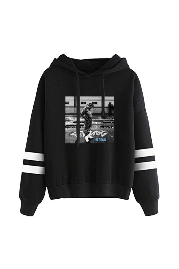 42 DUGG Go Again Pocketless Parallel Bars Sleeve Sweatshirt HipHop Style