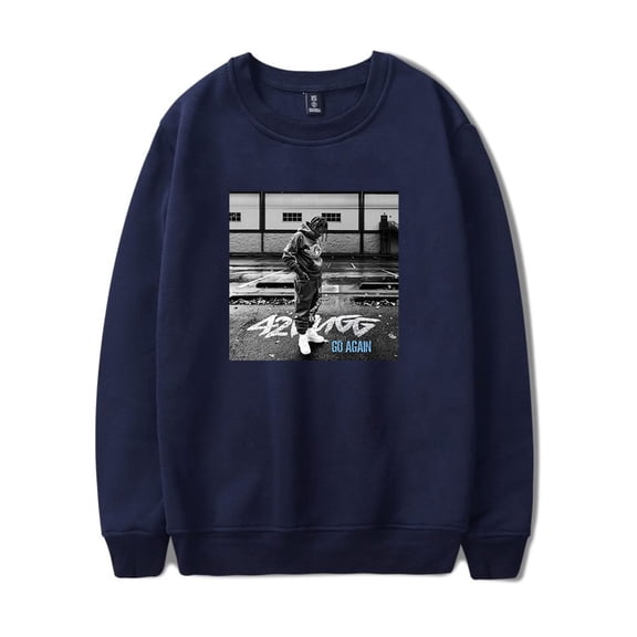 42 DUGG Go Again Round Neck Sweatshirt Long-Sleeved Man/Woman HipHop Style