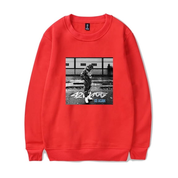 42 DUGG Go Again Round Neck Sweatshirt Long-Sleeved Man/Woman HipHop Style