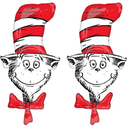 42" Dr. Seuss Super Shape Foil Balloon (2 pack)