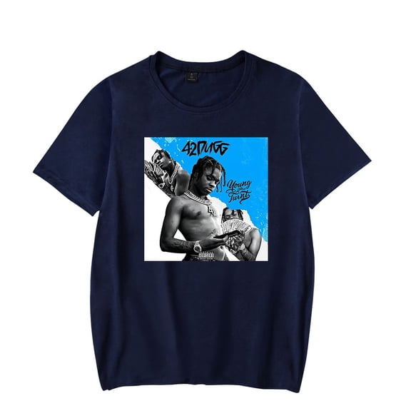 42 Dugg Merch T-Shirt Summer For Men/Women Unisex Short Sleeve Tshirt Cosplay Trend Streetwear Top