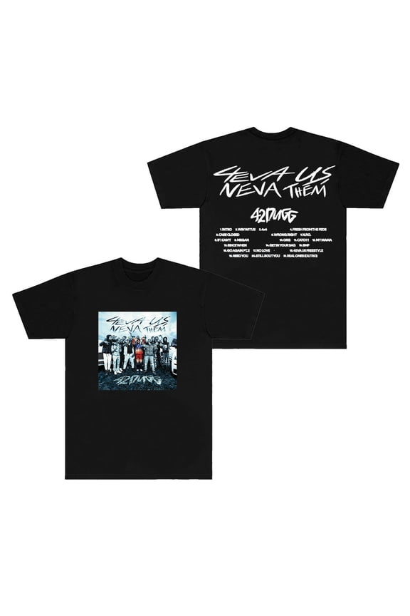 42 Dugg Tracklist T-Shirts Rapper New Logo Tee Women Men Fashion HipHop Streetwear Short Sleeve