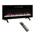 thumbnail image 1 of 42" Electric Fireplace,16 Adjustable Flames,Freestanding/Wall Mounted/Recessed,1400W Fireplace Insert,Wall Fireplace Electric with Remote Control,Timer,Ultra-Thin Design,Black, 1 of 13